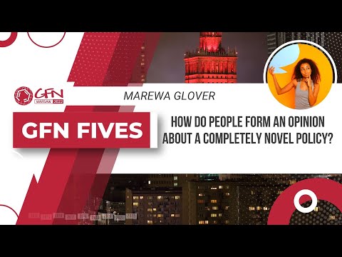 How Do People Form an Opinion About a Completely Novel Policy?