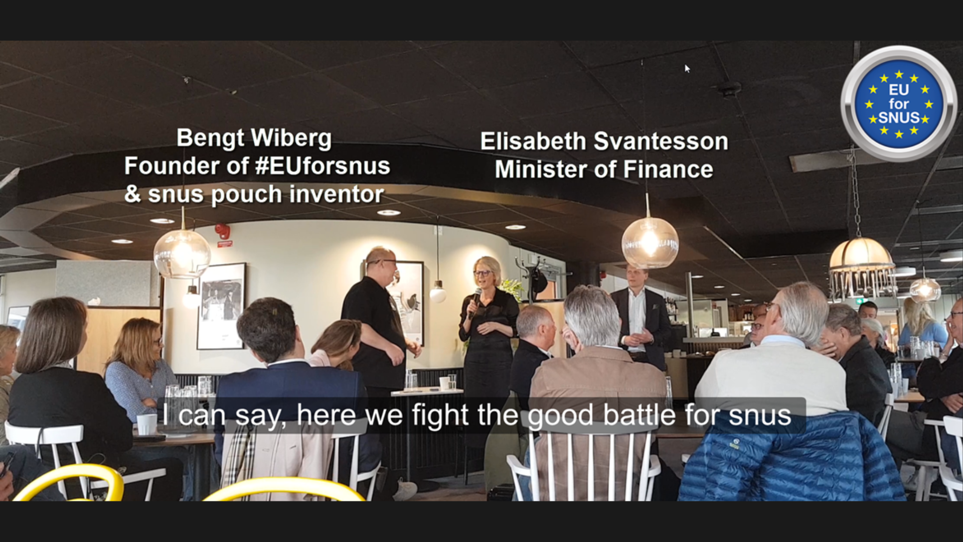 Swedish Politicians Open About Pro Tobacco Harm Reduction - Warning for EU Taxation Killing Safer Nicotine Alternatives